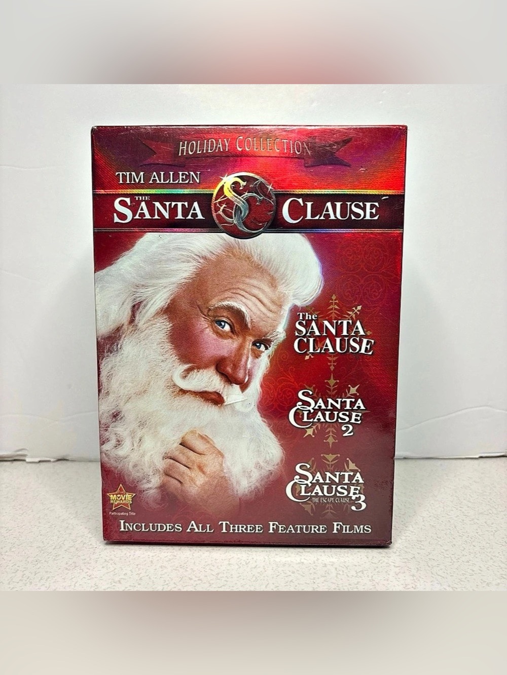 The Santa Clause Holiday Collection (DVD, 3-Disc, 2012) Tim Allen Christmas Film